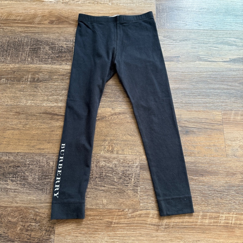 Burberry Kids Black Leggings 8y